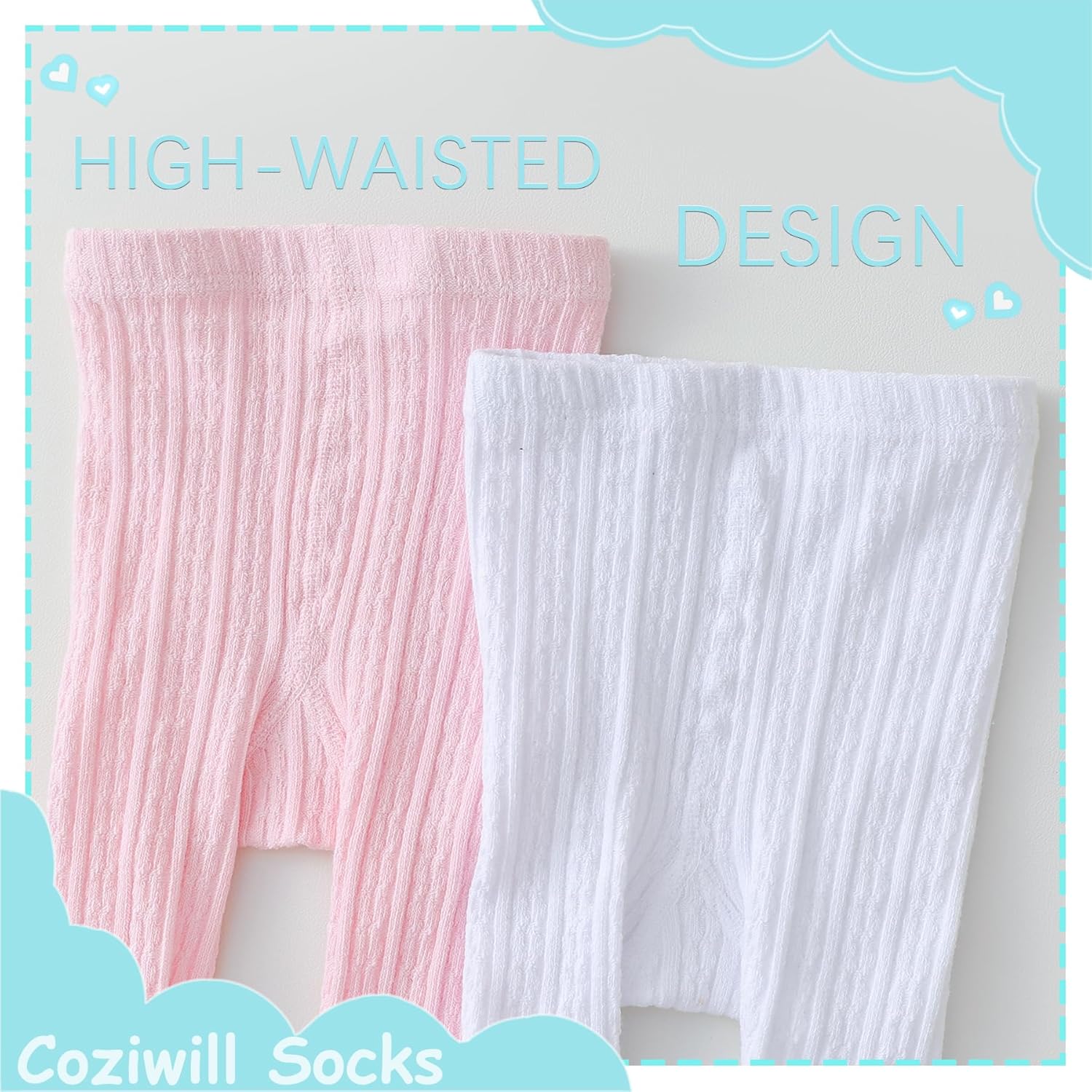 Baby Tights Toddler Stockings Tights Soft Cotton Cable Knit Baby Girl Tight Leggings Newborn Infant