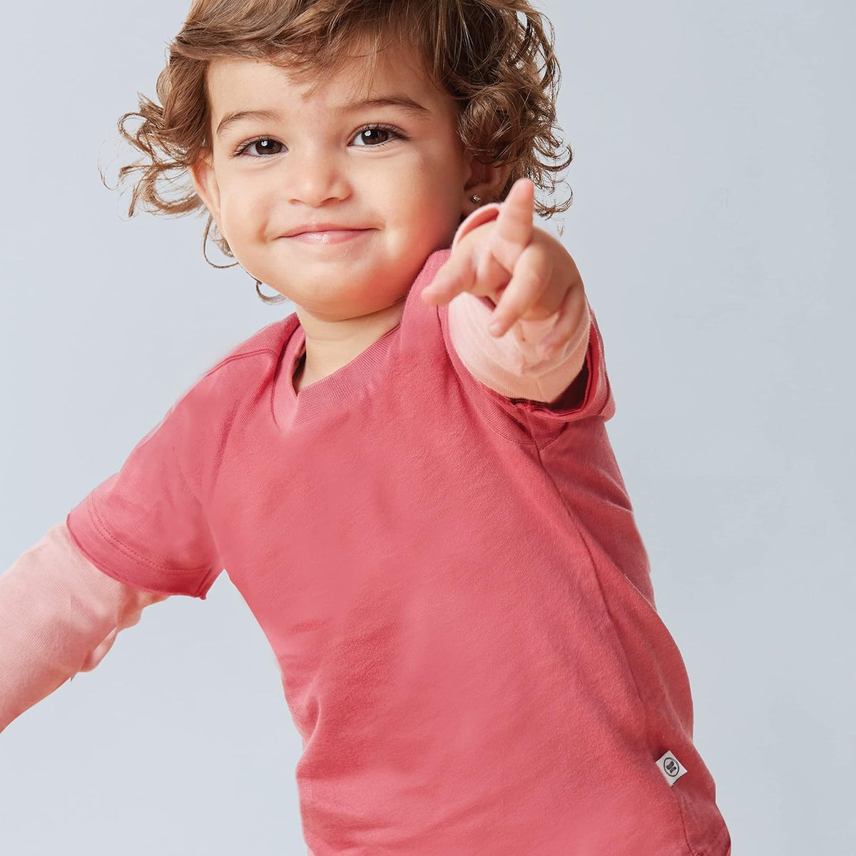 HonestBaby 10-Pack Short Sleeve T-shirts 100% Organic Cotton Baby, Toddler, Little Kids, Boys