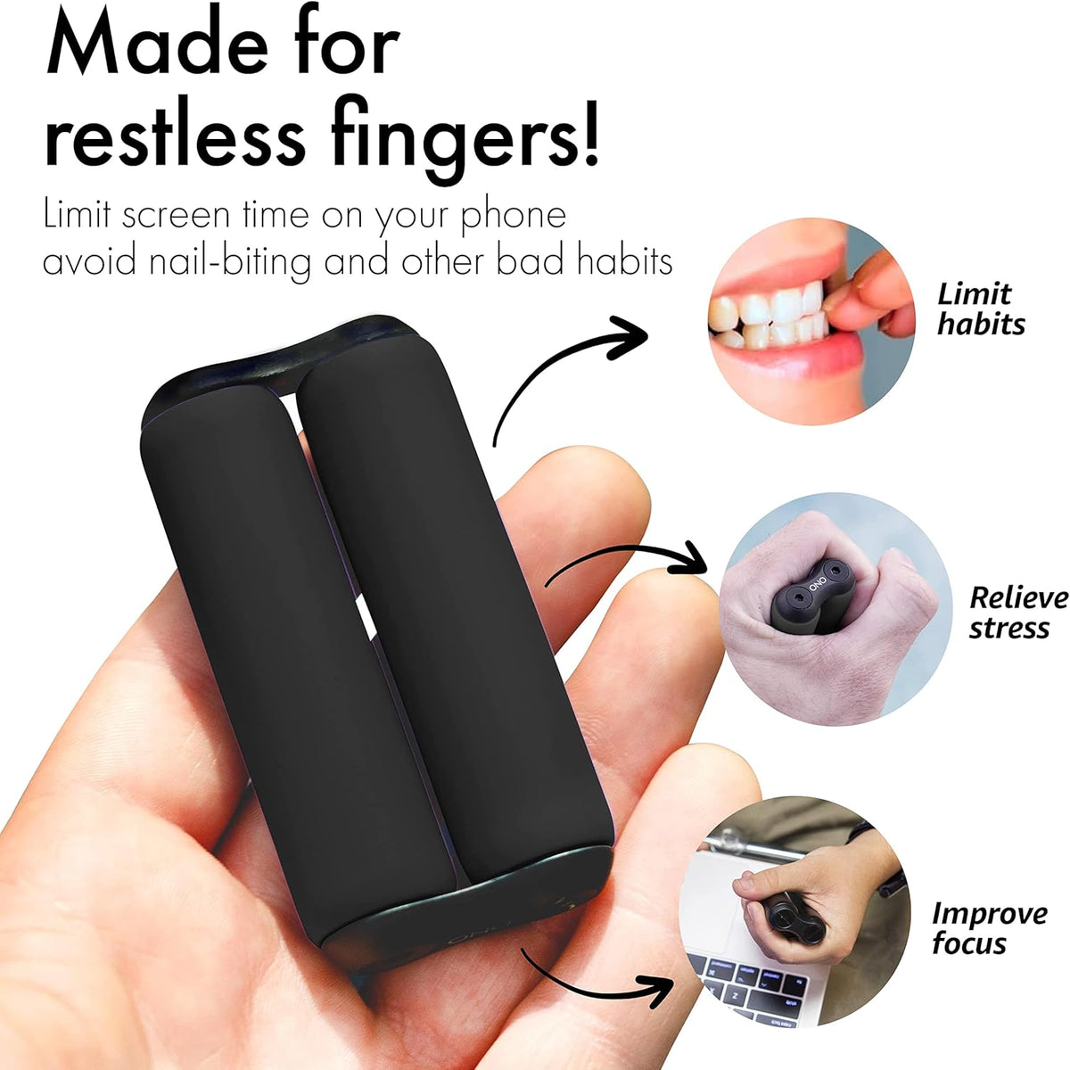 ONO Roller - Handheld Fidget Toy for Adults | Help Relieve Stress, Anxiety, Tension | Promotes