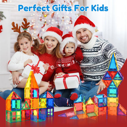 NVHH Magnetic Tiles for Kids Ages 3-5 4-8 Magnetic Blocks Creative Toys