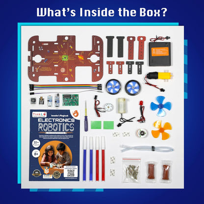 Butterfly EduFields 10-in-1 STEM Robotics Kit for Kids Ages 8-14 | Electronics & Engineering