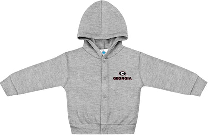 Creative Knitwear College Baby Snap Hooded Jacket - Team Logo, Multiple Colors, for Boys & Girls