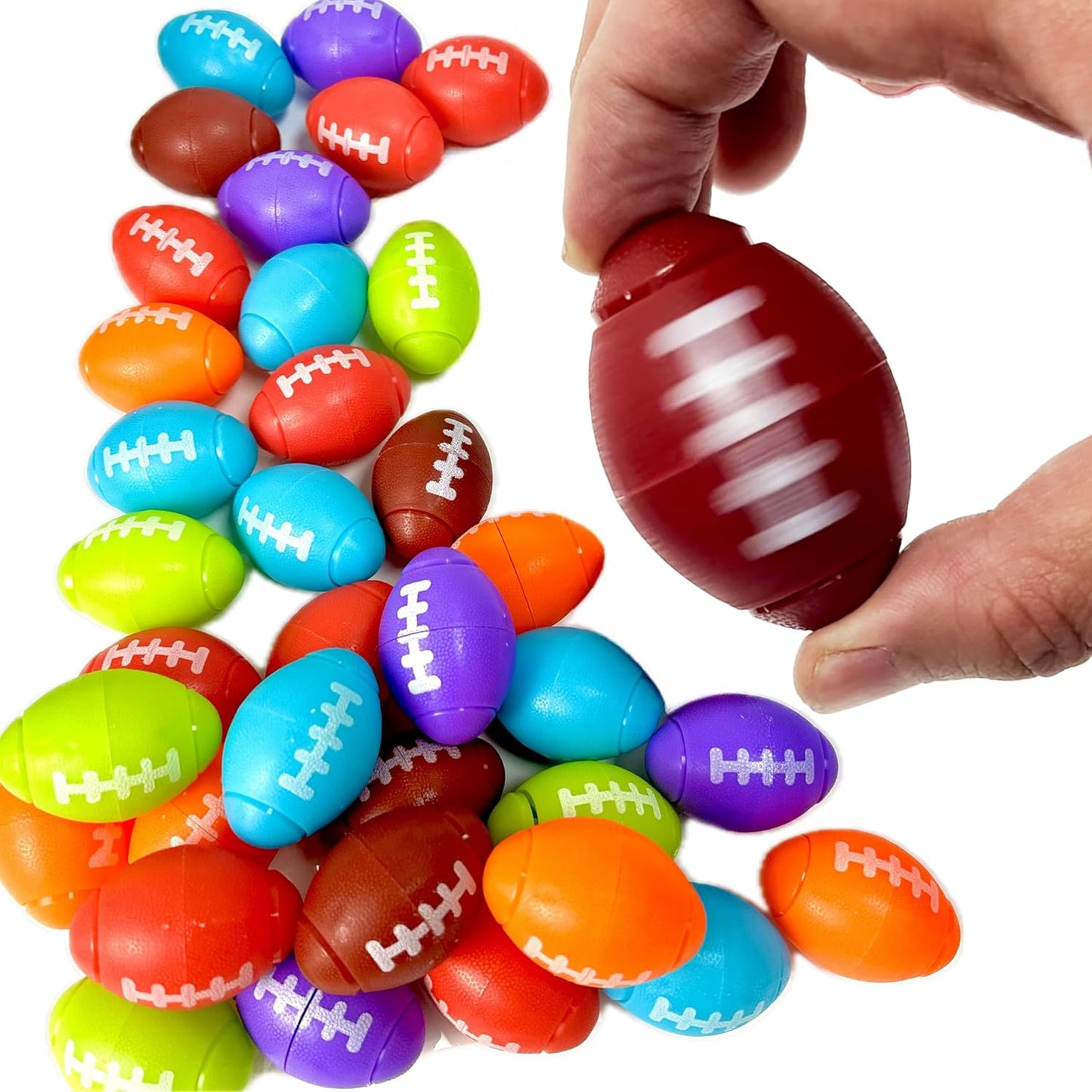 GIFTEXPRESS 36PC American Football Fidget Spinner Toy, Party Favor for Football Party, Sport Event