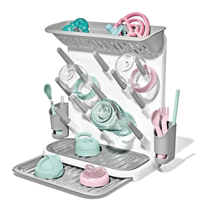 Expandable Drying Rack for Baby Bottles, Saves Counter Space, Fits Newborn and Breastfeeding