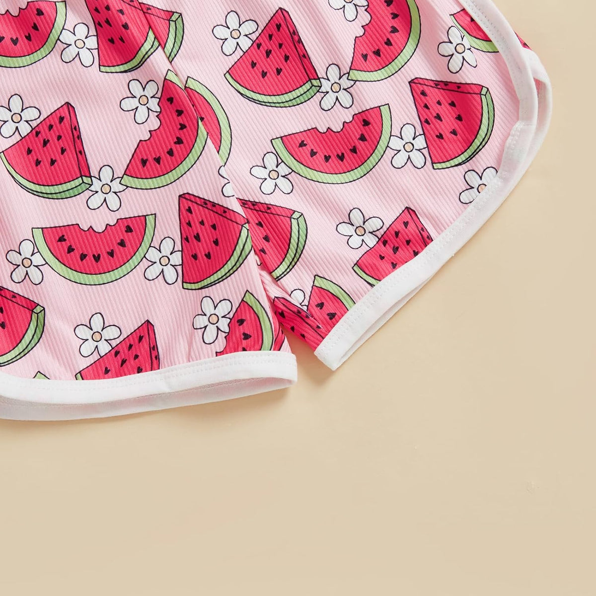 WZTYYDS Toddler Baby Girl Summer Clothes Floral Romper Tie-Up Strap Halter Jumpsuit Infant Summer