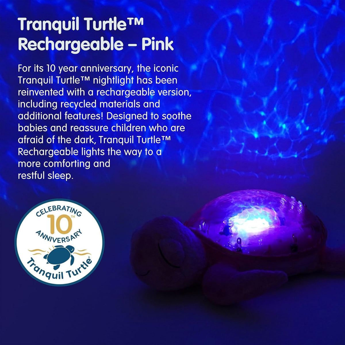 Cloud b Ocean Projector Nightlight with 2 White Noises & 2 Soothing Sounds | Adjustable Settings |