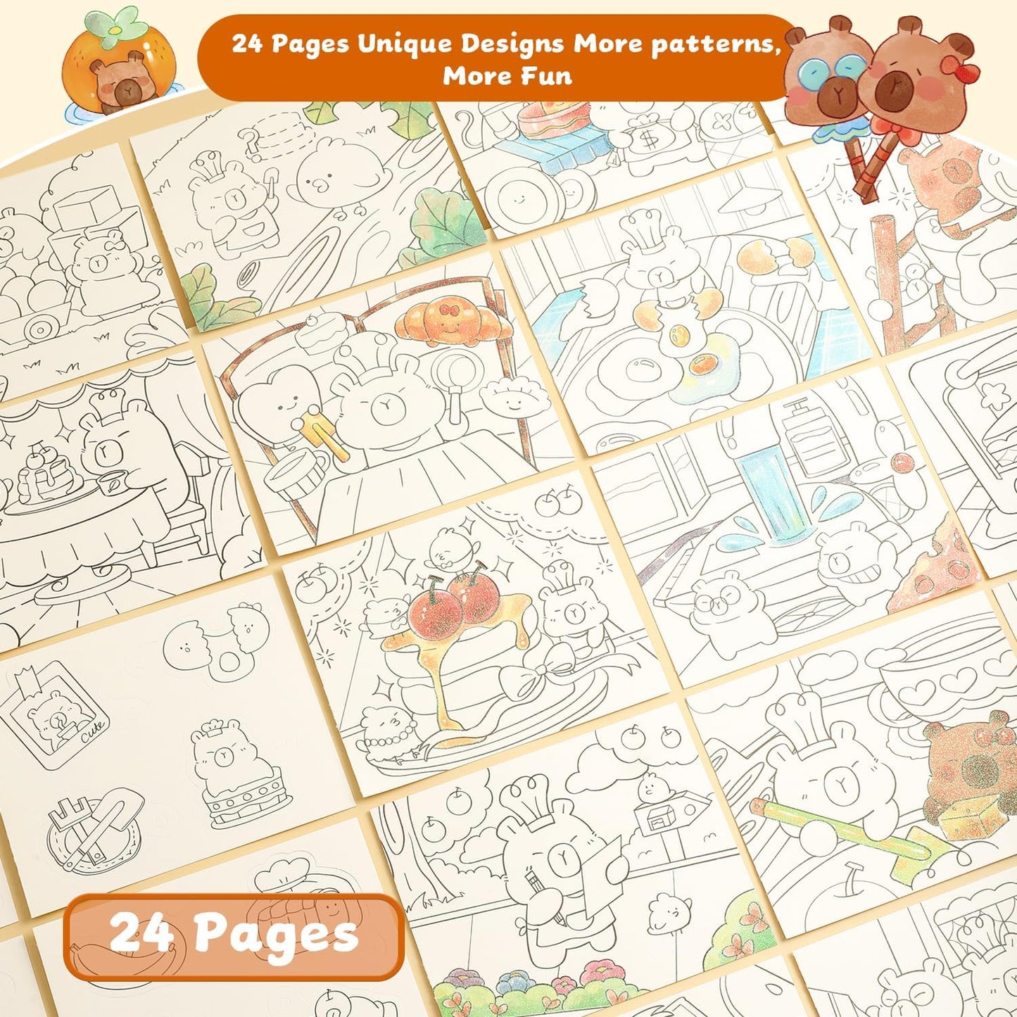 Paint with Water Coloring Books for Kids Ages 3-5, 4-8 – Cute Coloring Book for Teens,Arts and