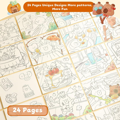 Paint with Water Coloring Books for Kids Ages 3-5, 4-8 – Cute Coloring Book for Teens,Arts and