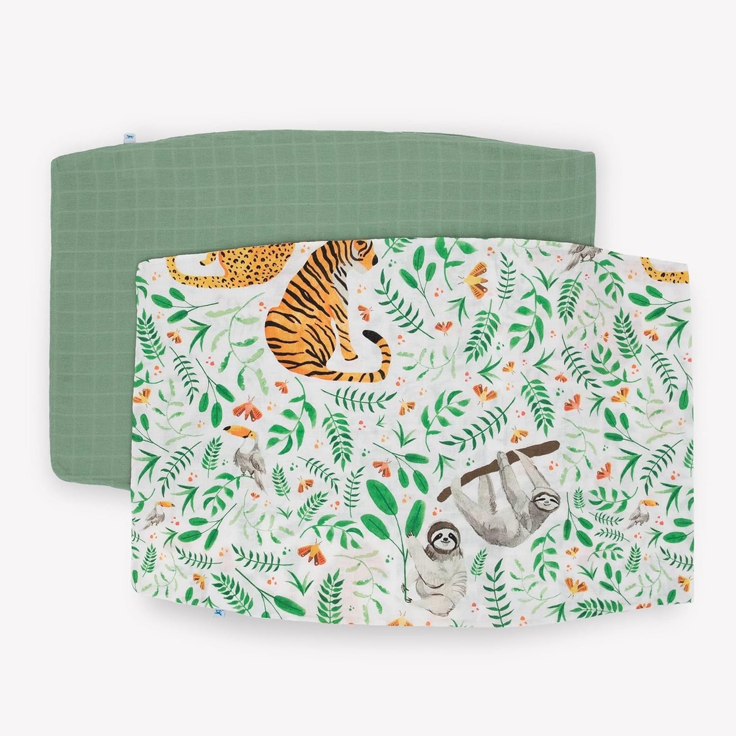 Little Unicorn Standard Pillowcase 2 Pack | Super Soft & Breathable Muslin Fabric | Snug Envelope