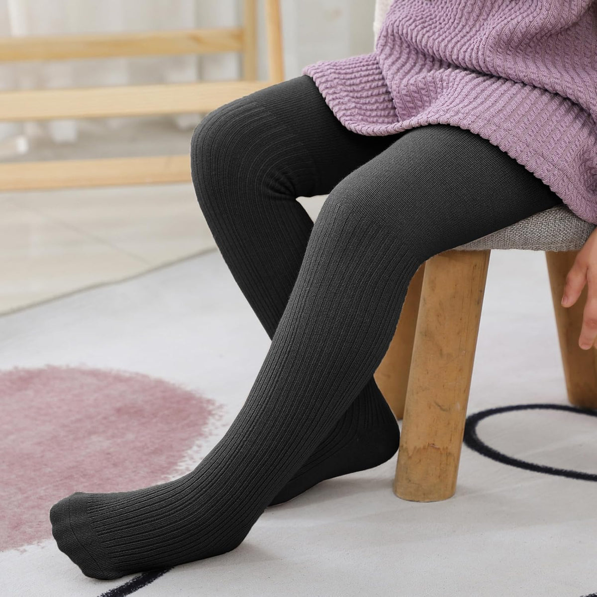 American Trends Baby Tights Non Slip Skid Baby Girl Tight Toddler Stocking Pants Cable Knit Infant