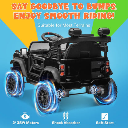 ENYOPRO 12V Licensed Ford Bronco Raptor Ride On Truck Car for Kids, Electric Play Car Ride-On Toy