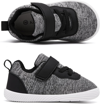 MORENDL Toddler Sneakers Baby Boys & Girls Barefoot Shoes Lightweight Breathable Walking Running