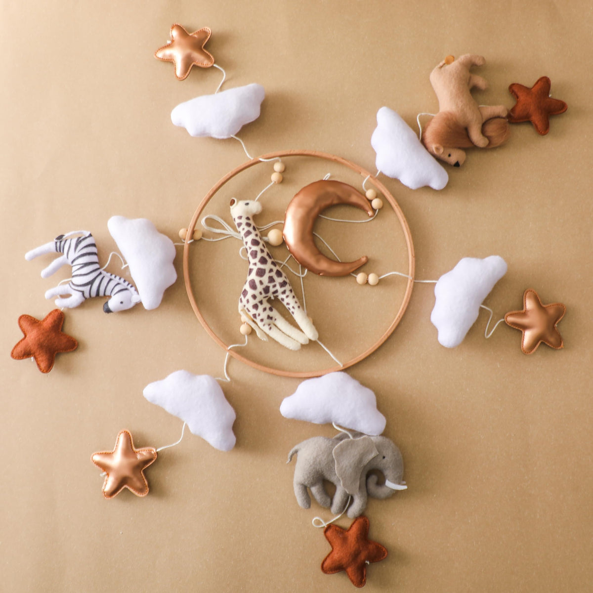 Ikubigu Baby Mobile for Crib, Baby Crib Mobile for Boys Girls, Baby Mobile for Bassinet, Boho