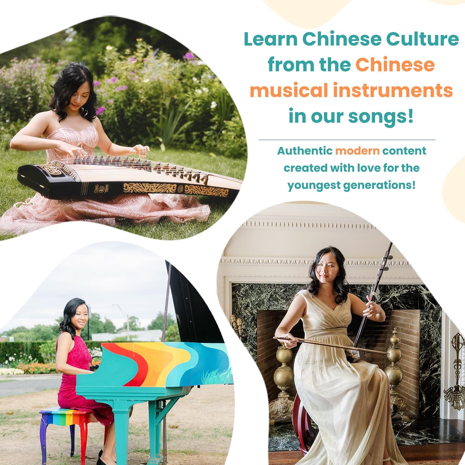 GO GO Learning Chinese is Fun Vol 1: Bilingual Chinese English Sound Books for Kids, 8 Songs
