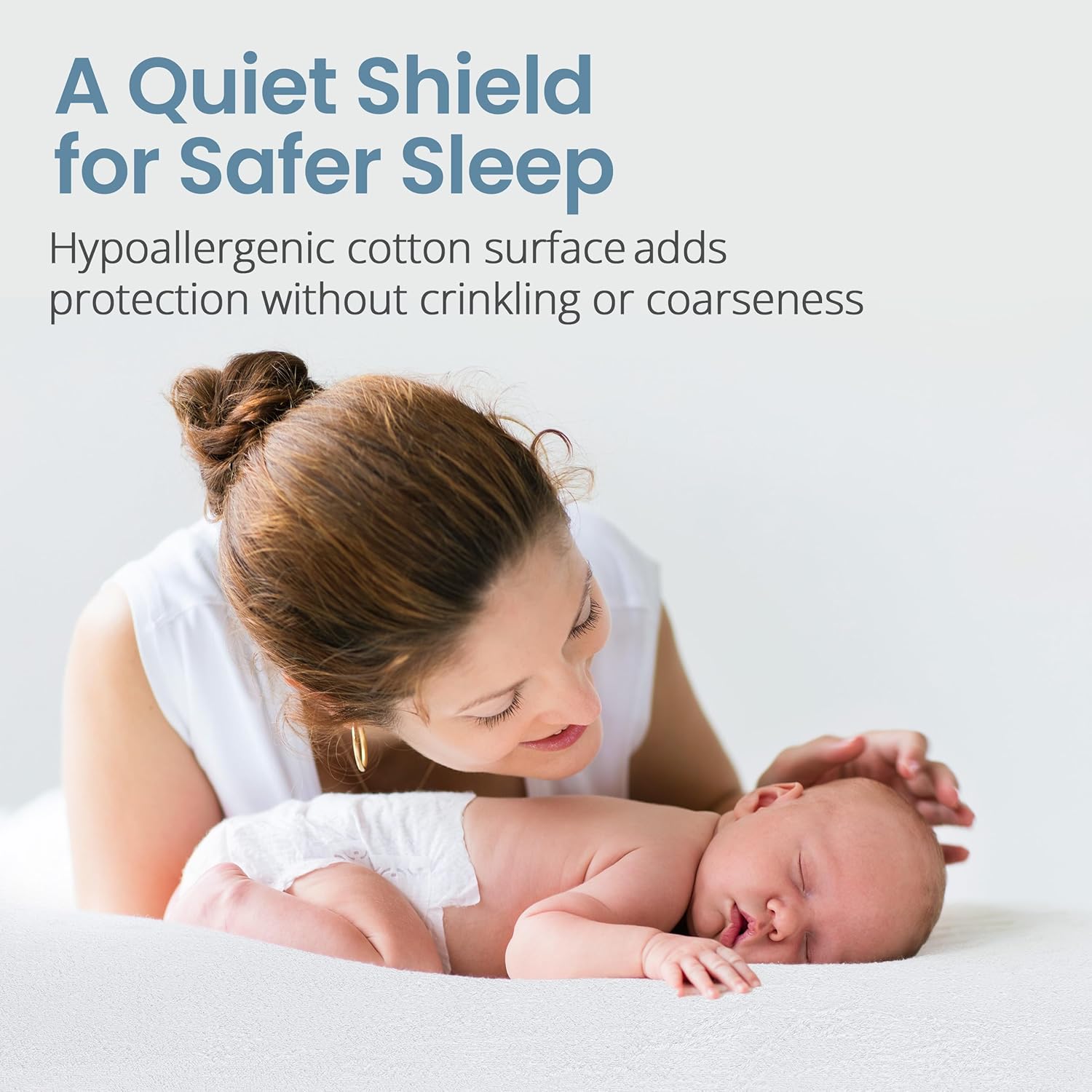 SafeRest Zippered Mattress Protector - Premium 6 Inch Waterproof Mattress Cover for Bed