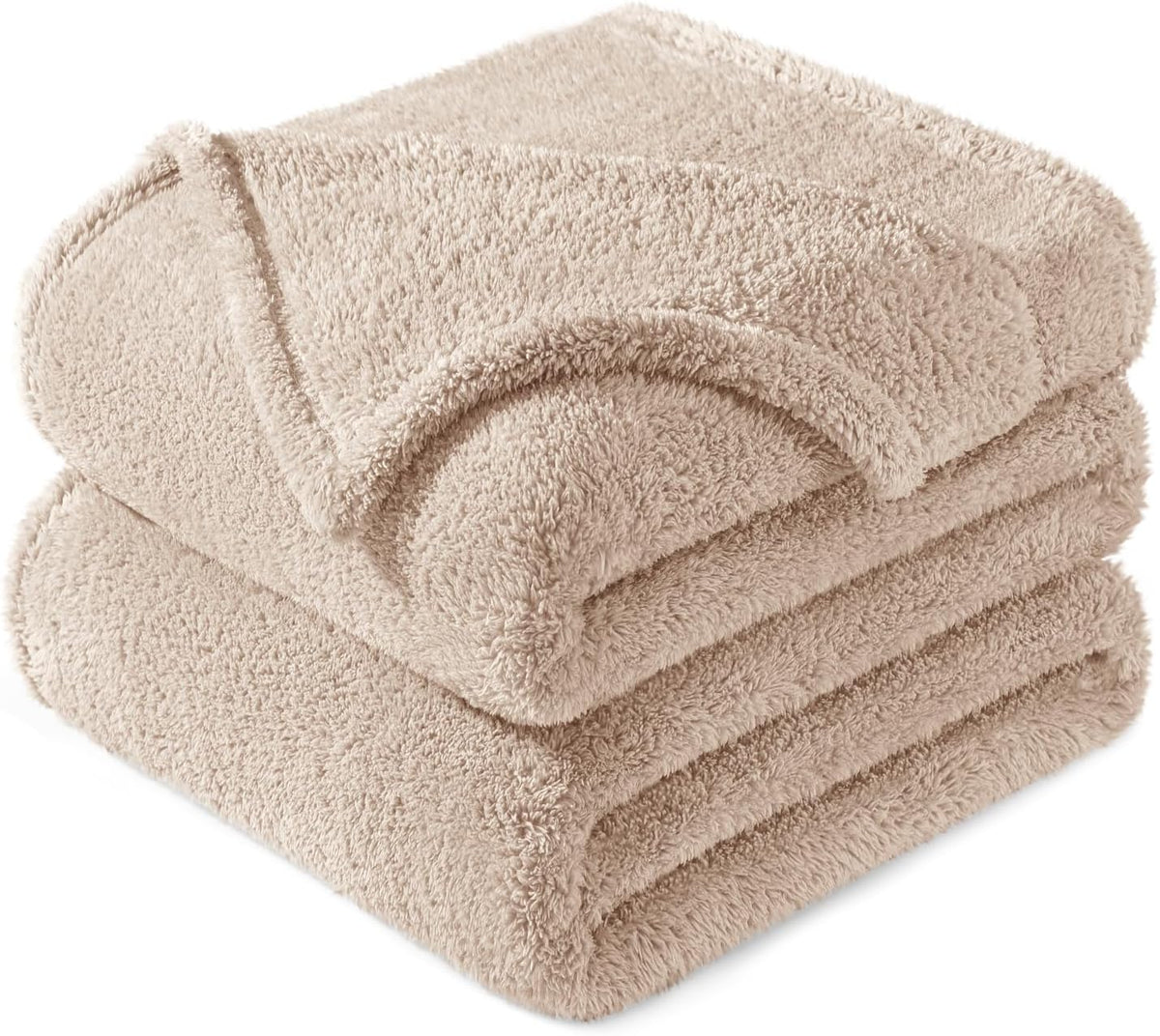Exclusivo Mezcla Queen Size Flannel Fleece Blanket, Super Soft Velvet Plush Bed Blanket, Fuzzy Cozy