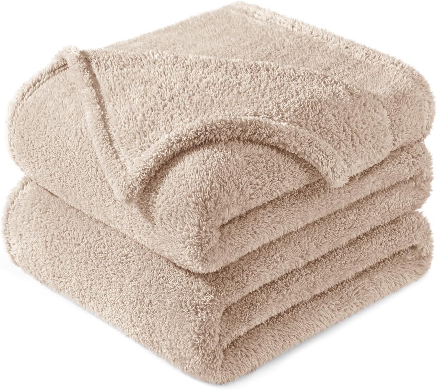 Exclusivo Mezcla Twin Size Flannel Fleece Blanket, Super Soft Velvet Plush Bed Blanket, Fuzzy Cozy