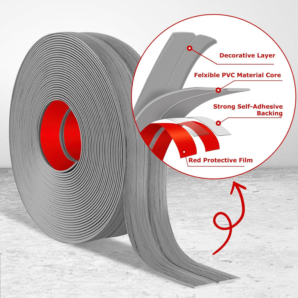 Flexible Wall Corner Protector Moulding Trim Peel and Stick Wall Corner Guards Edge Protector Self