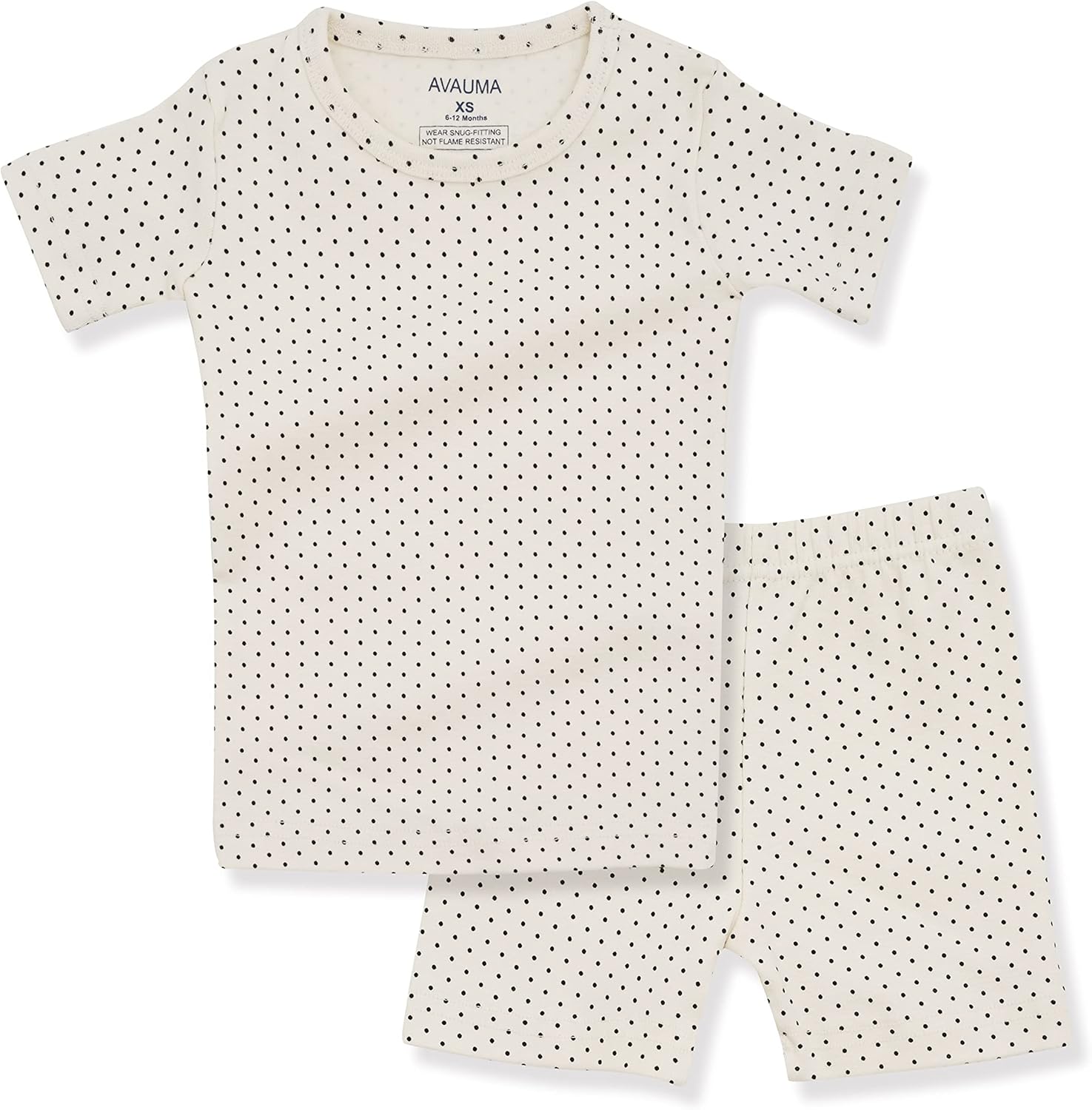 AVAUMA Baby Boys Girls Pajama Set 6M-7T Kids Cute Toddler Snug fit Pattern Design Pjs Cotton