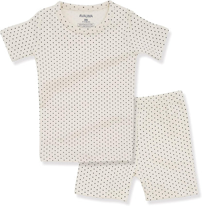 AVAUMA Baby Boys Girls Pajama Set 6M-7T Kids Cute Toddler Snug fit Pattern Design Pjs Cotton