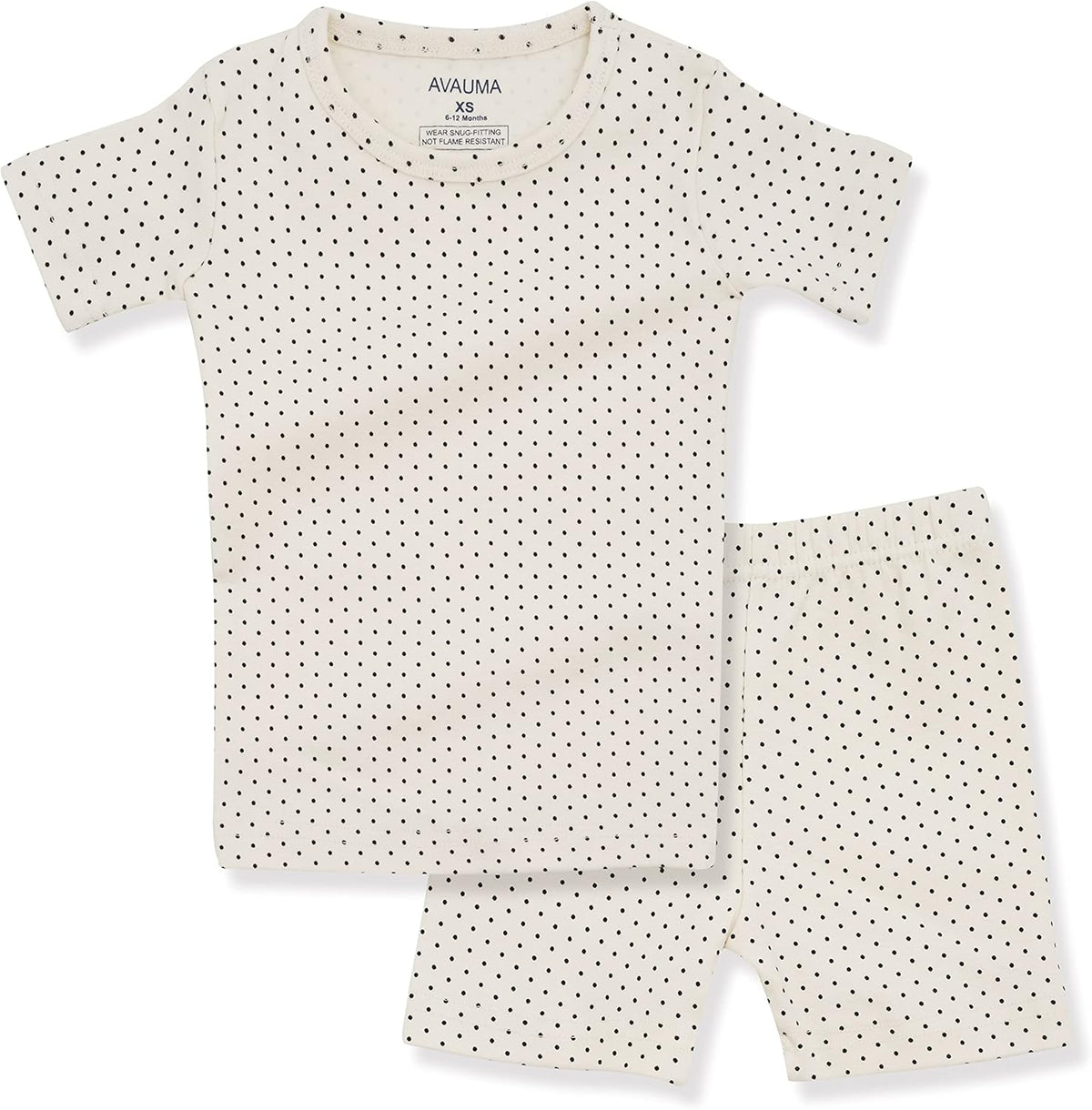 AVAUMA Baby Boys Girls Pajama Set 6M-7T Kids Cute Toddler Snug fit Pattern Design Pjs Cotton