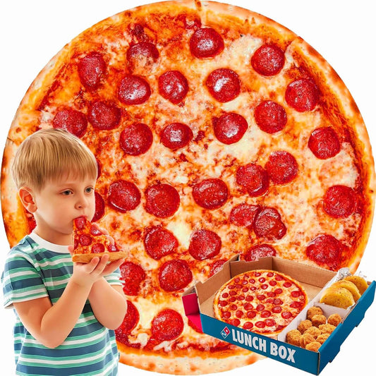 Pepperoni Pizza Blanket Baby Stuff Shower White Elephant Gifts for Kids Throw Blankets Wrap Newborn