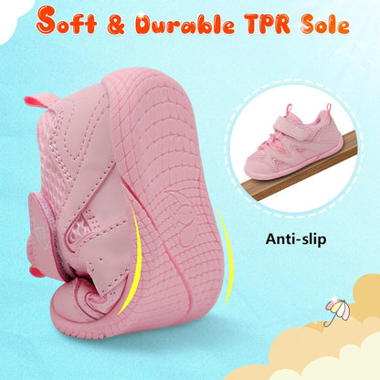 LeIsfIt Baby Shoes Boys Girls First Walking Shoes Non-Slip Toddler Breathable Sneakers Infant