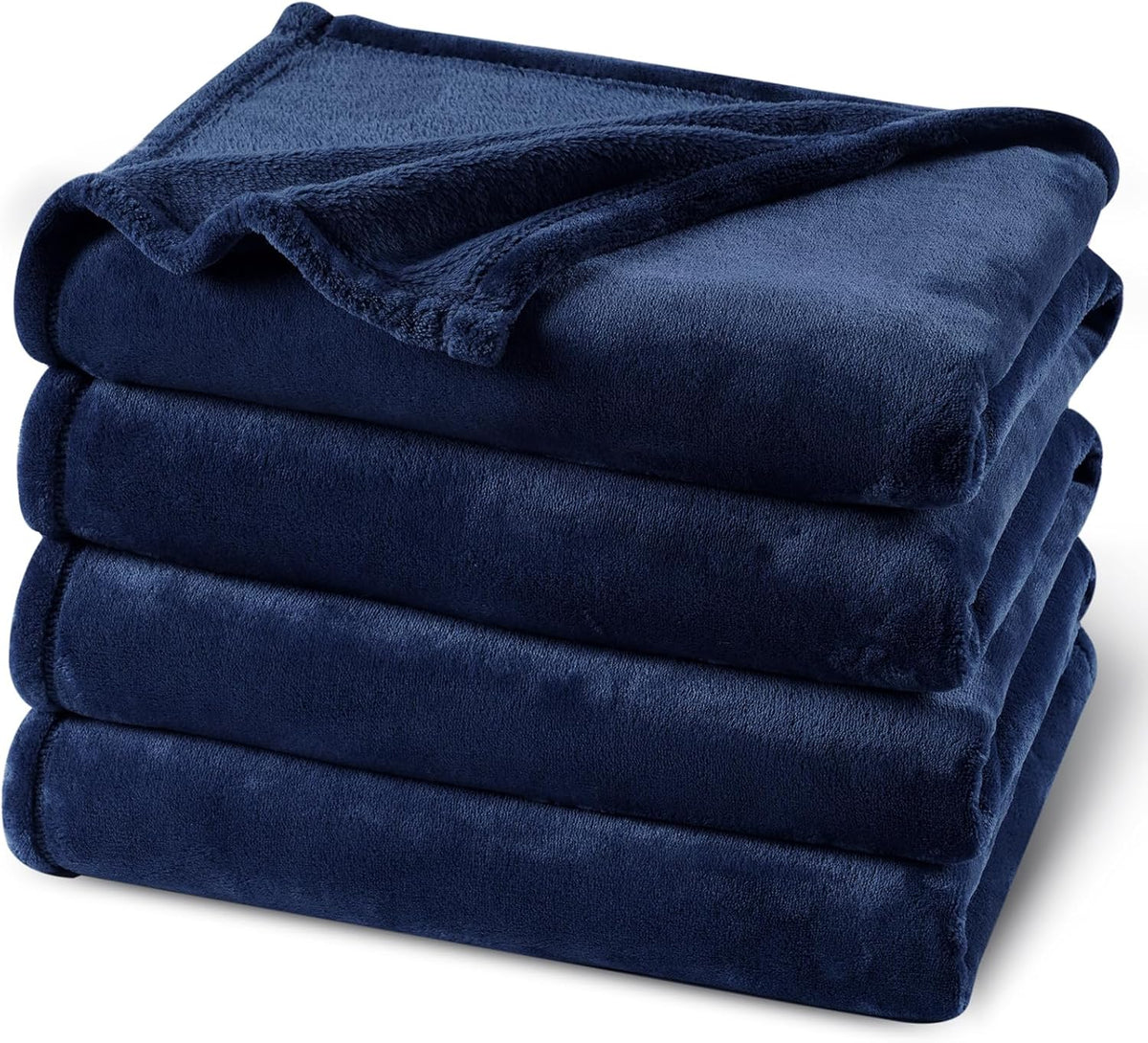 PHF Ultra Soft Fleece Blanket Queen Size, No Shed No Pilling Luxury Plush Cozy 300GSM Lightweight