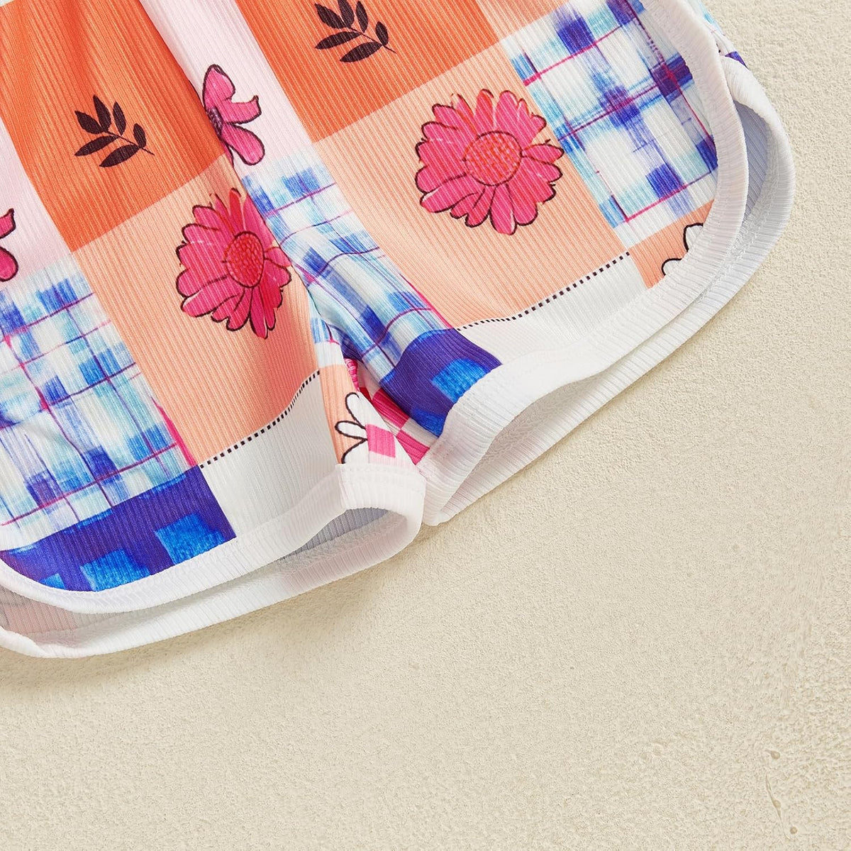 WZTYYDS Toddler Baby Girl Summer Clothes Floral Romper Tie-Up Strap Halter Jumpsuit Infant Summer