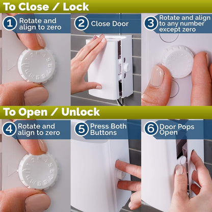 Baby Safety Outlet Cover Box (2 Pack) Double Lock for Much Better Toddler Proofing, Easier