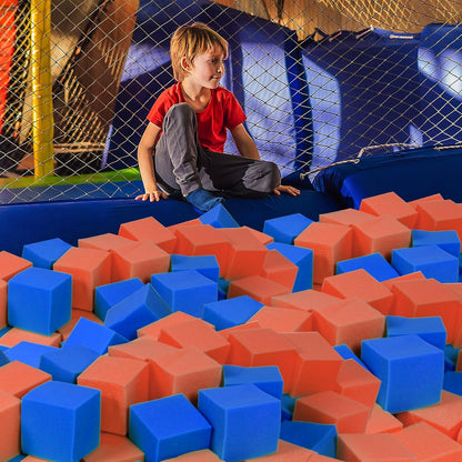 Foam Pit Cubes, 24 PCS 5 Inches Gymnastics Foam Blocks Trampoline Blocks, Multi-Sport Protective
