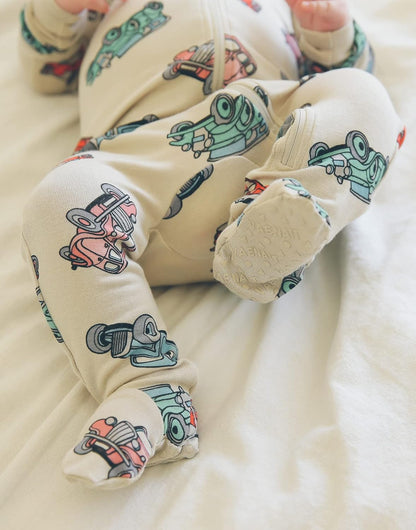 VAENAIT BABY Infant Toddler Boys Girls Footed Pajamas One-PIece Romper Sleep and Play 0M-2T