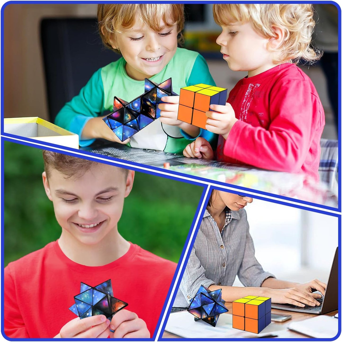 Toys for Boys Age 6-12 Birthday Gifts for 6 7 8 9 10 Year Old Boy Girls, Fidget Toys Infinity Cubes