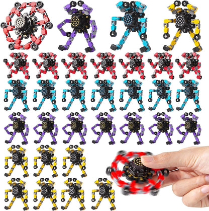 Transformable Fidget Spinners 32 Pcs for Kids and Adults Stress Relief Sensory Toys for Boys and