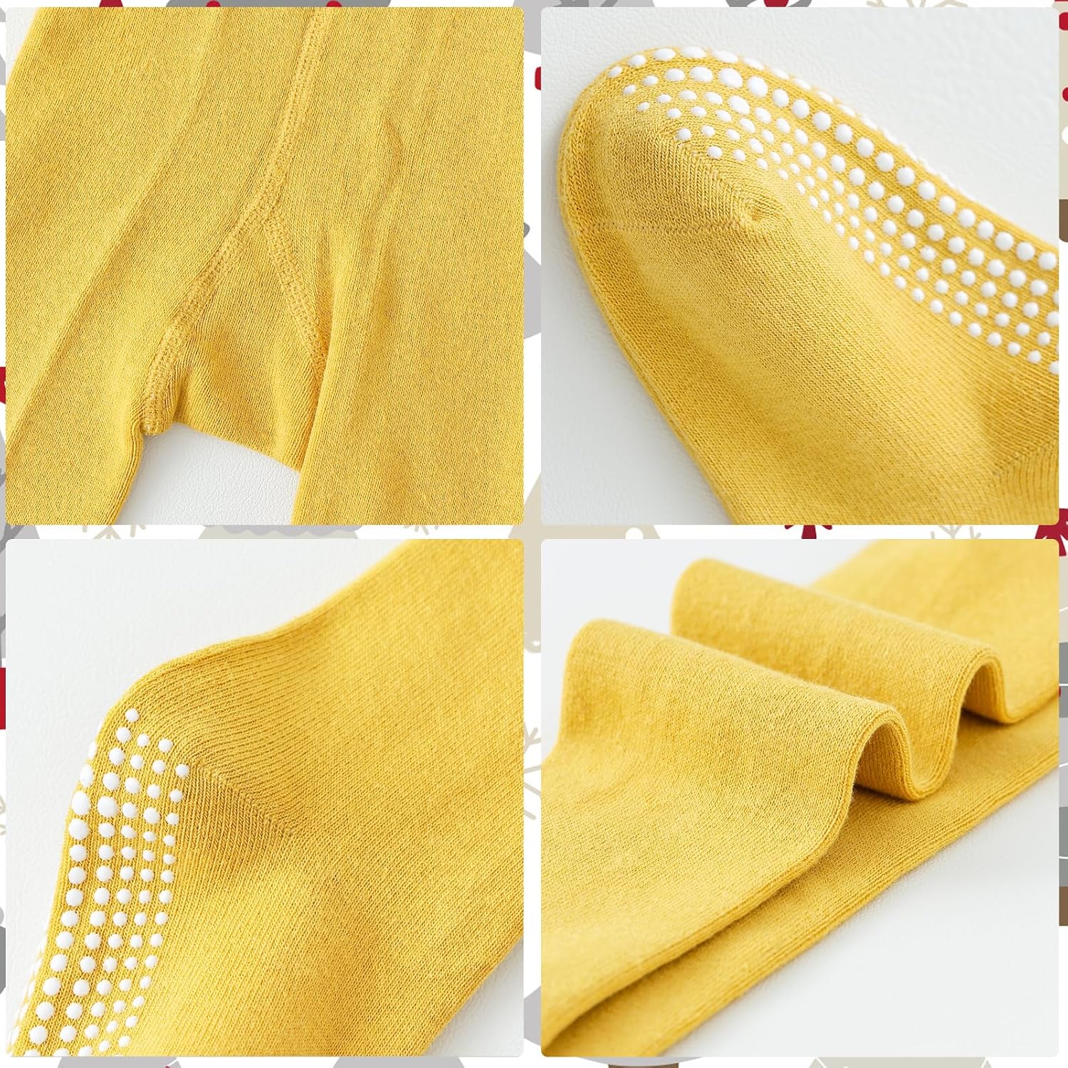 Mini angel Baby Tights Non Slip Baby Girl Tights Seamless Cotton Pantyhose Toddler Stockings Winter