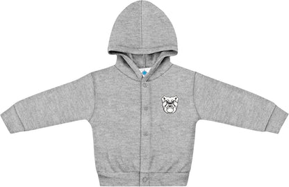 Creative Knitwear College Baby Snap Hooded Jacket - Team Logo, Multiple Colors, for Boys & Girls