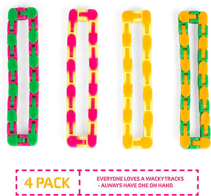 Neliblu Wacky Tracks Snap and Click Fidget Toys for Sensory Kids - ADHD, Autism, Stress Relief