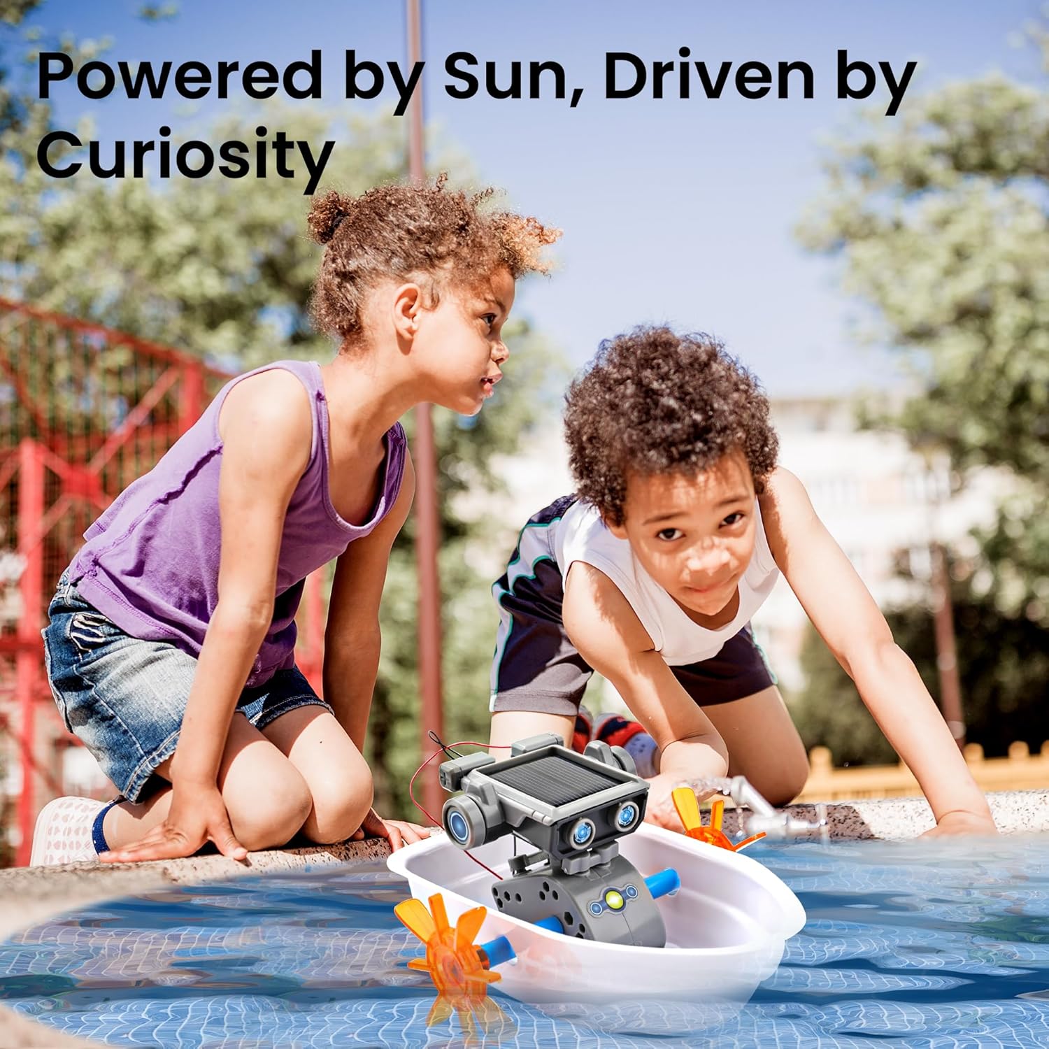 Sillbird Solar Robot Building Kit STEM Gift for Boys Aged 8-13, 15-in-1 DIY Science Educational