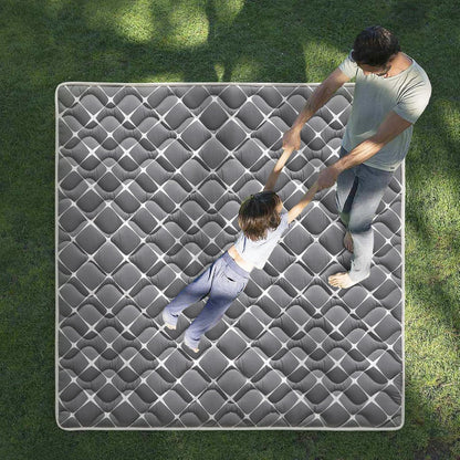 Vibe bear Baby Foam Play Mat, 50x50 Inches Baby Crawling Mat, Thicken One-Piece Baby Playmat, Non