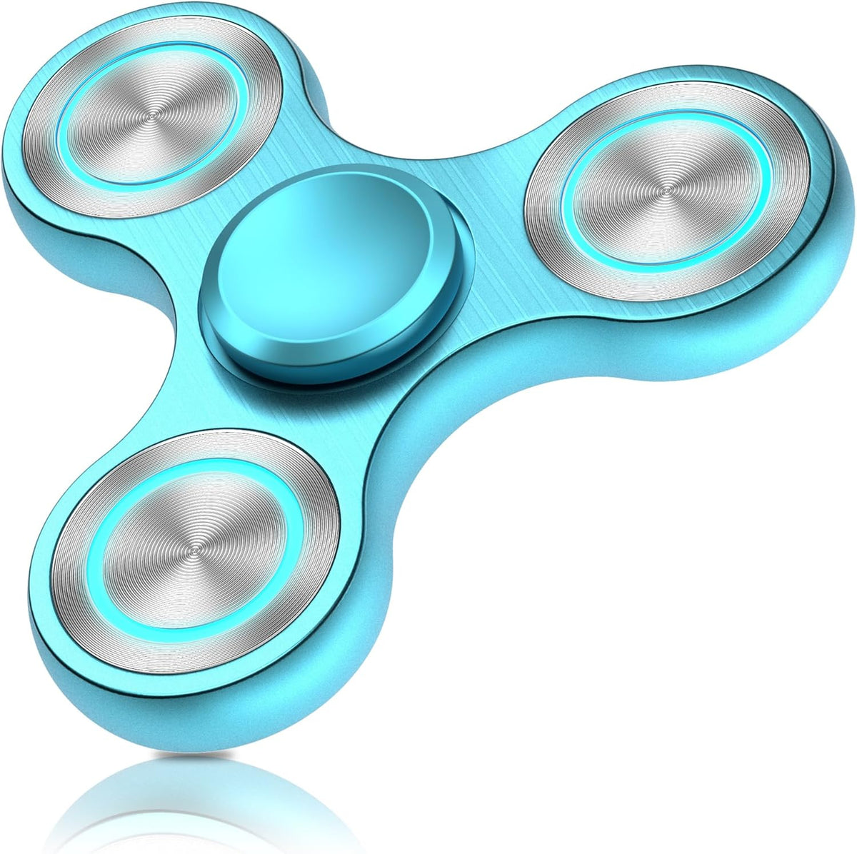 Fidget Spinners Toy, Metal Stainless Steel Bearing High Speed 4-8 Min Spins, EDC ADHD Stress