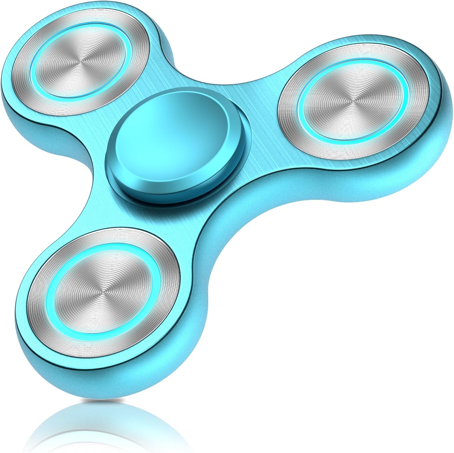Fidget Spinners Toy, Metal Stainless Steel Bearing High Speed 4-8 Min Spins, EDC ADHD Stress