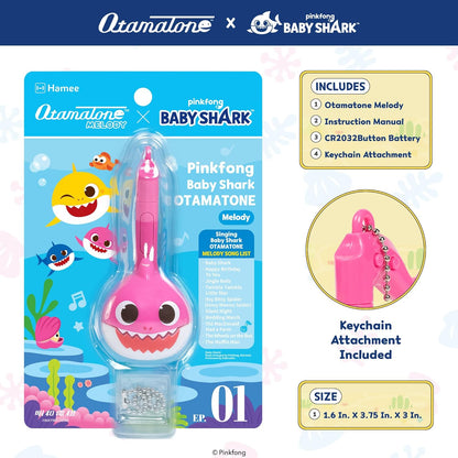 Otamatone Melody [Special Baby Shark Edition] Portable Mini Size Electronic Keychain Musical Toy