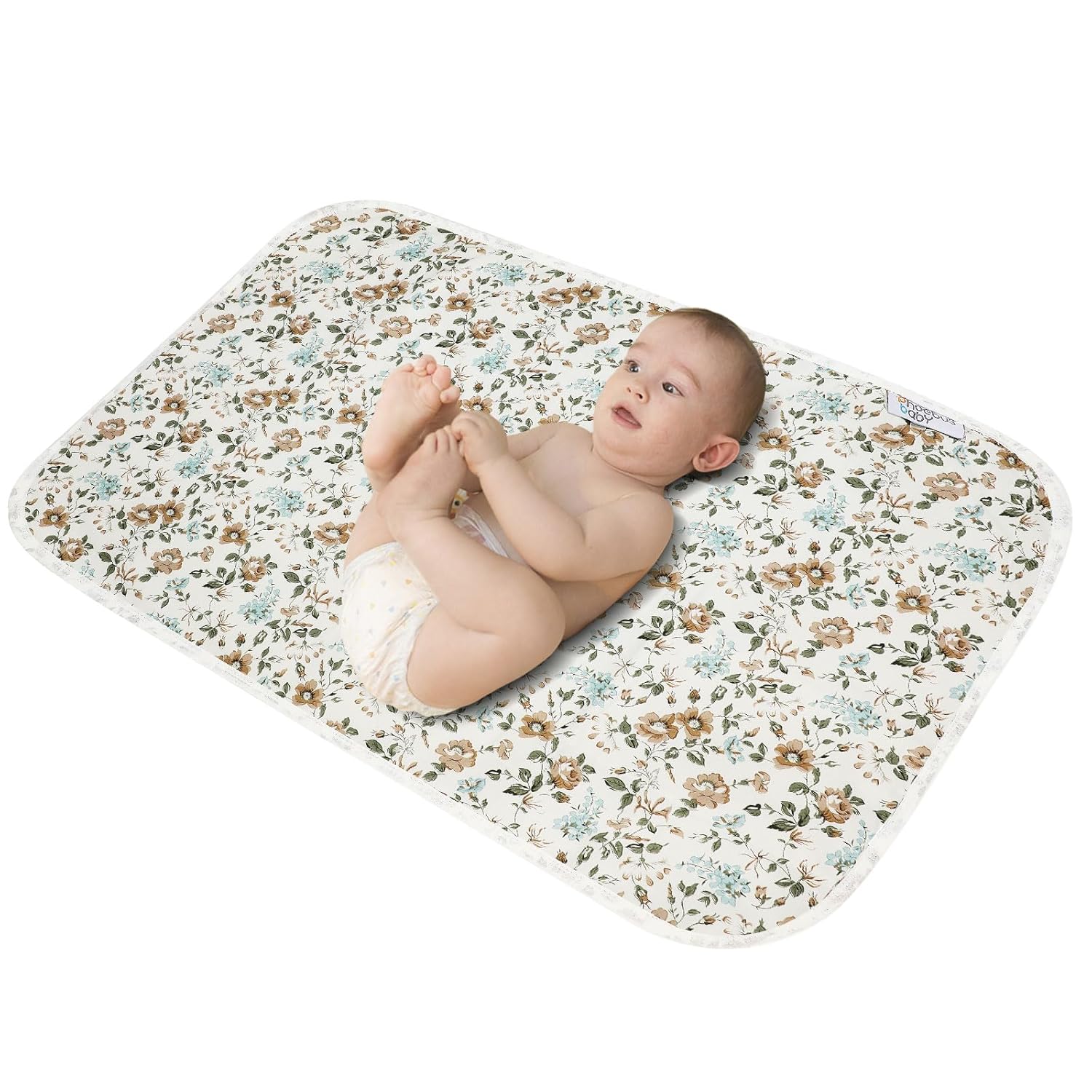 Baby Diaper Changing Pad, 21 5/8" x 31.5" Waterproof Changing Pad Liners - Reusable Soft and