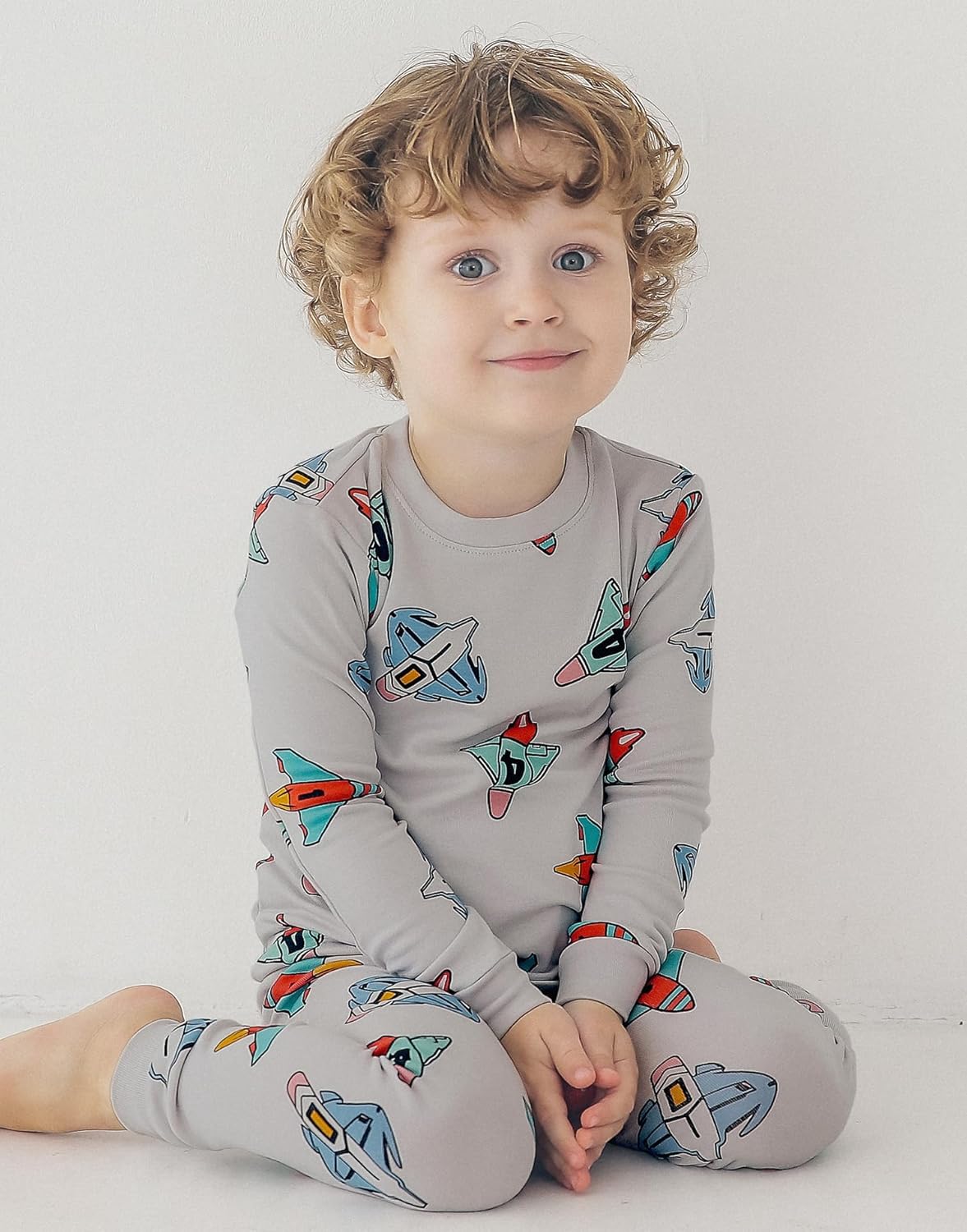 VAENAIT BABY 6M-12Y Kids Unisex Girls & Boys Soft Comfy Modal Tencel Sleepwear Pajamas 2pcs or 4pcs