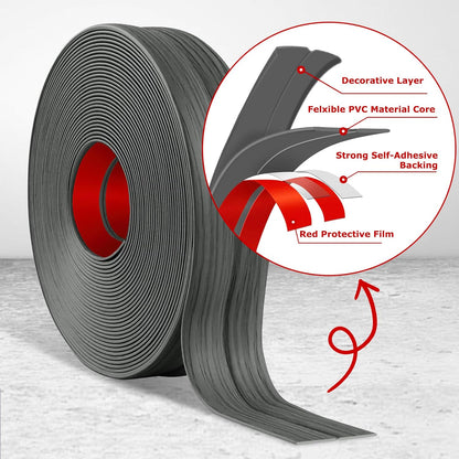 Flexible Wall Corner Protector Moulding Trim Peel and Stick Wall Corner Guards Edge Protector Self