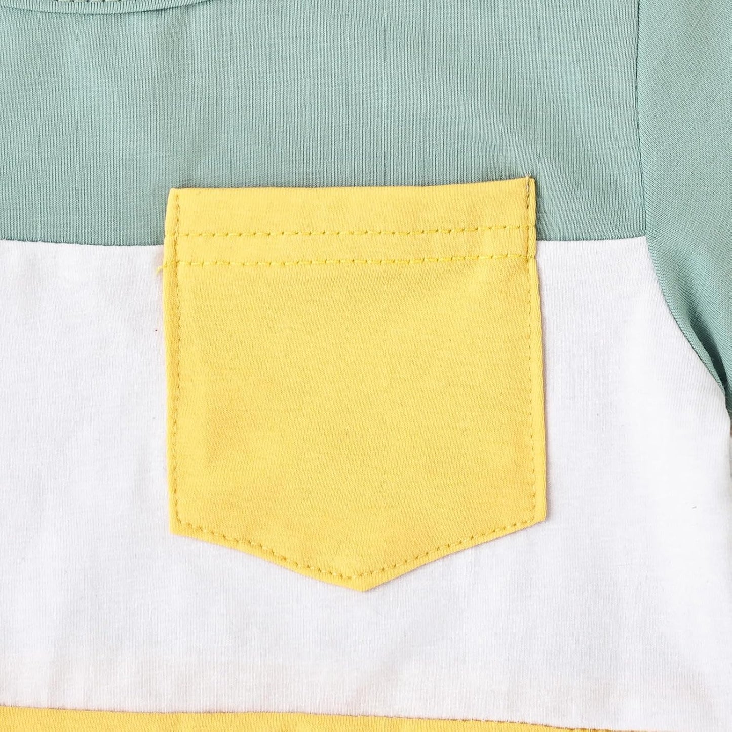 Baby Boy Clothes Toddler Boy Summer Outfits Short Sleeve Patchwork Top T-shirt & Pocket Pant Set 2