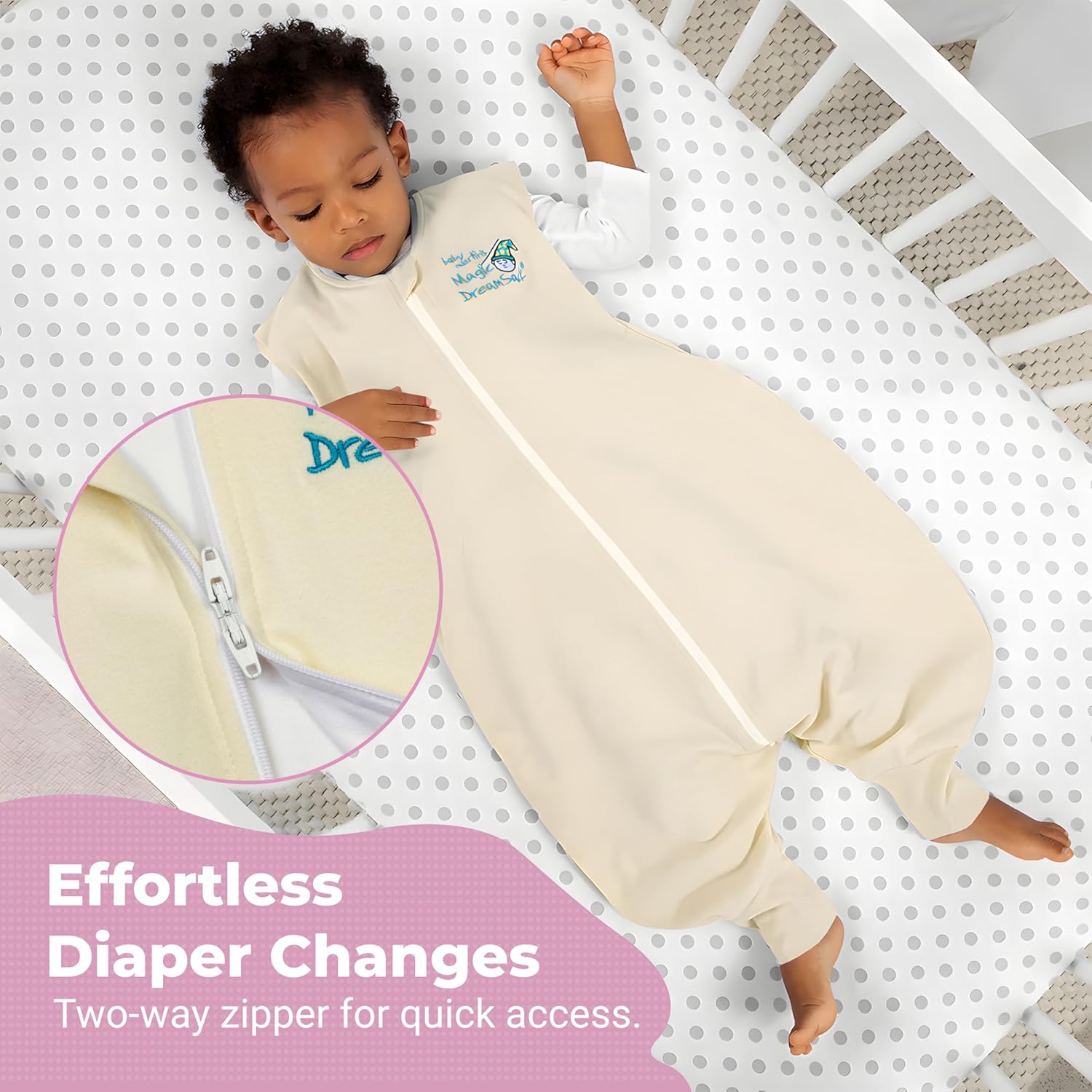 Magic Sleepsuit Baby Merlin's Cotton Baby Swaddle Transition Product - Soft and Cozy Design, Double