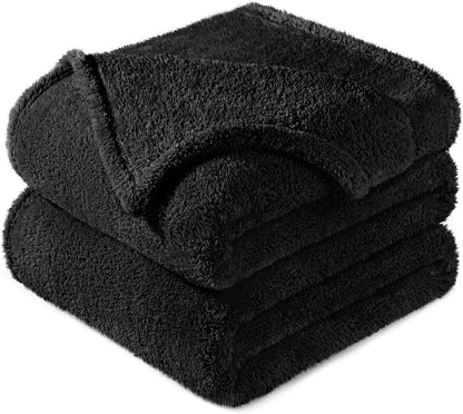 Exclusivo Mezcla Twin Size Flannel Fleece Blanket, Super Soft Velvet Plush Bed Blanket, Fuzzy Cozy