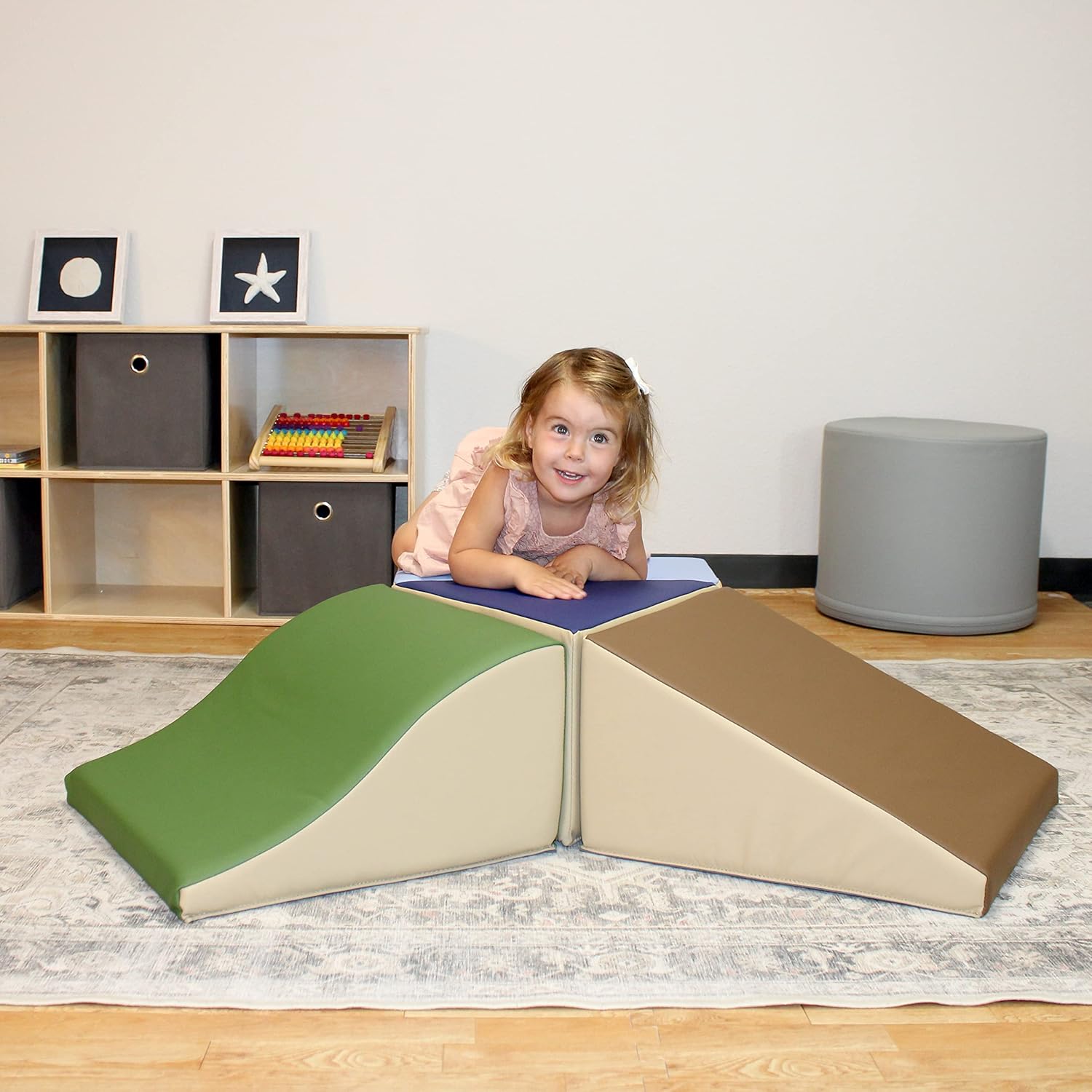 Factory Direct Partners 13799-ET SoftScape Toddler Playtime Junction 360 Climber, Indoor Active