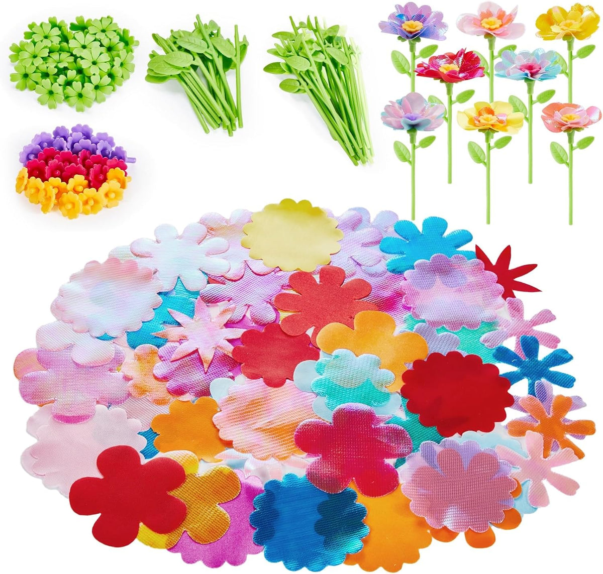 TOGGOT Flower Bouquet Refill Pack – DIY Arts & Crafts Toy Accessories (Main Kit Not Included)